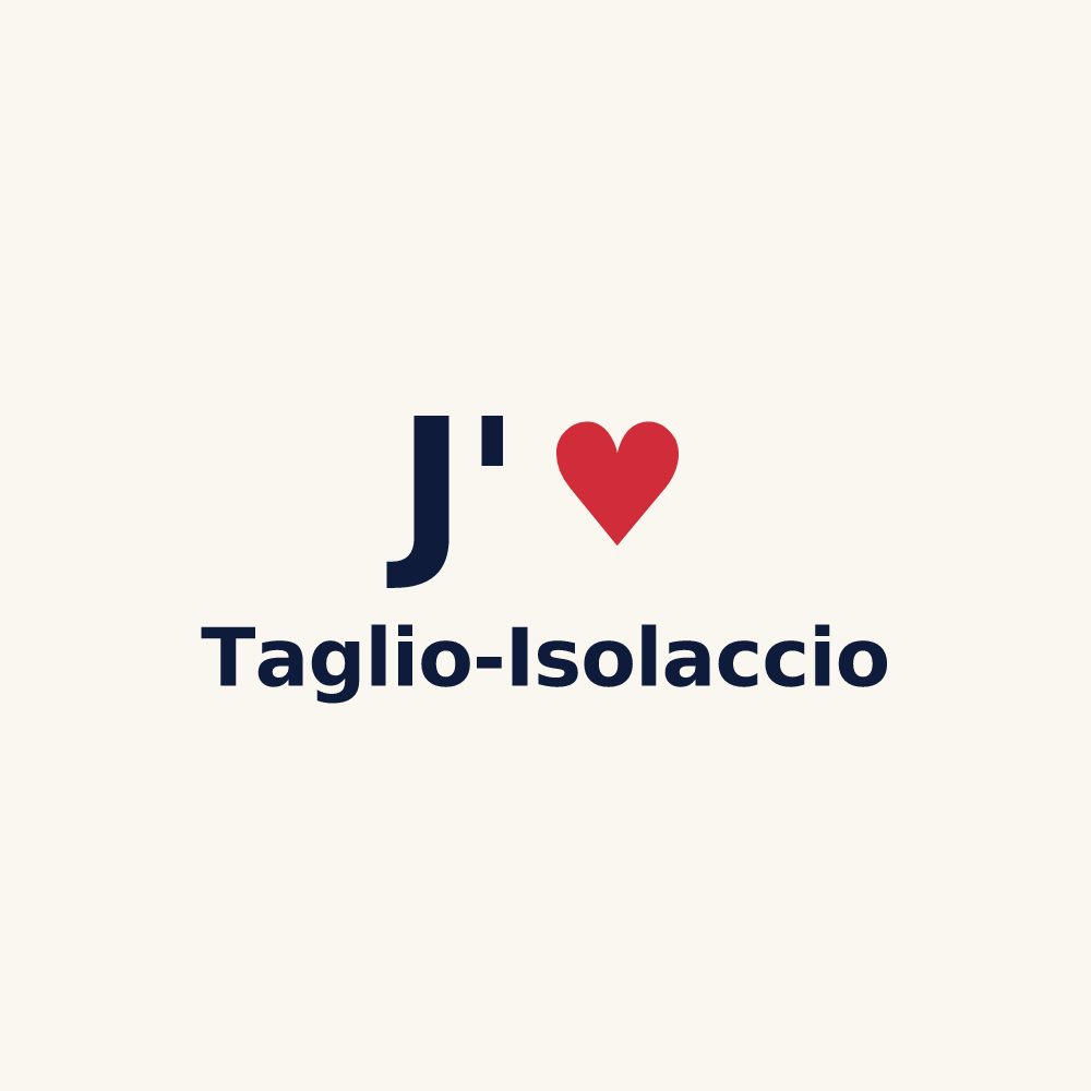 Tasse personnalisée Taglio-Isolaccio — design J'aime Taglio-Isolaccio