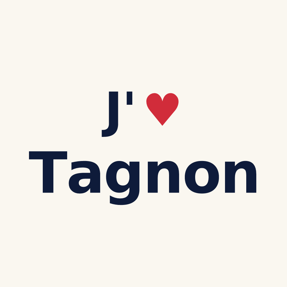 Tasse personnalisée Tagnon — design J'aime Tagnon