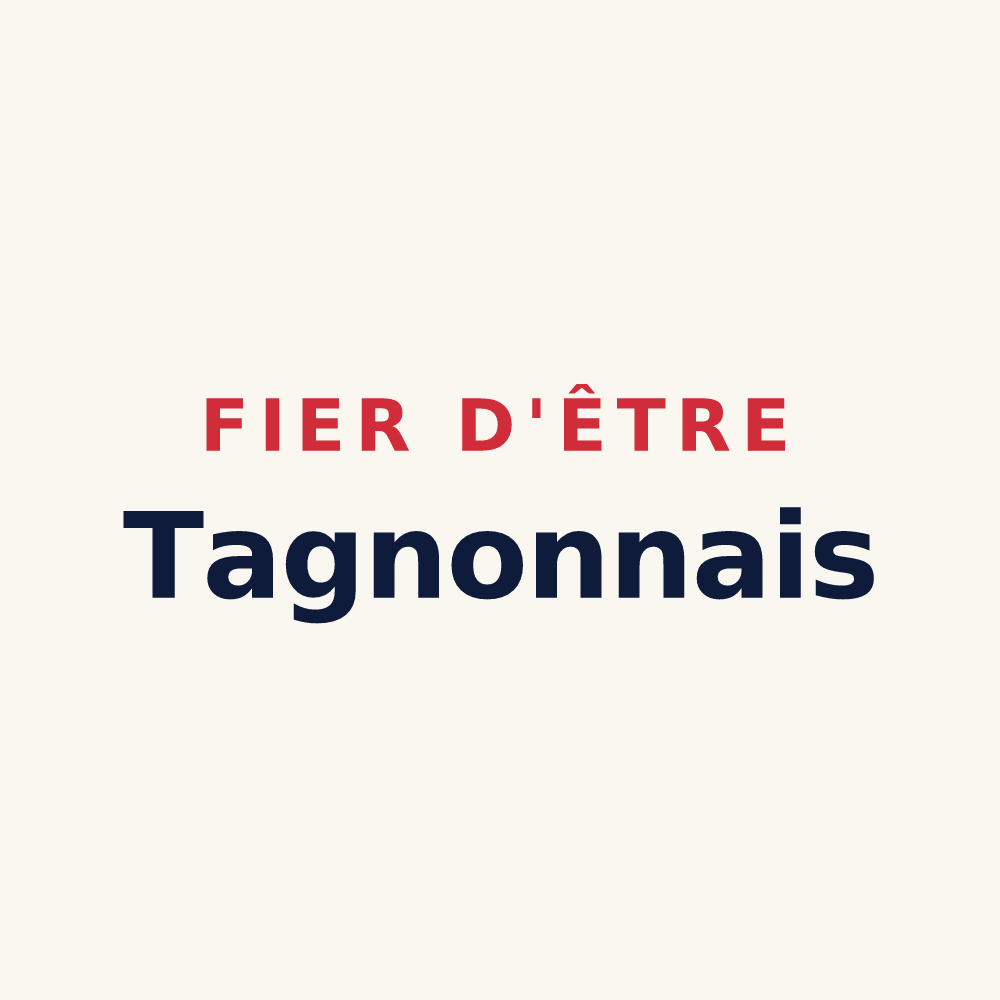 Tasse « Fier d'être Tagnonnais » — design pour Tagnon