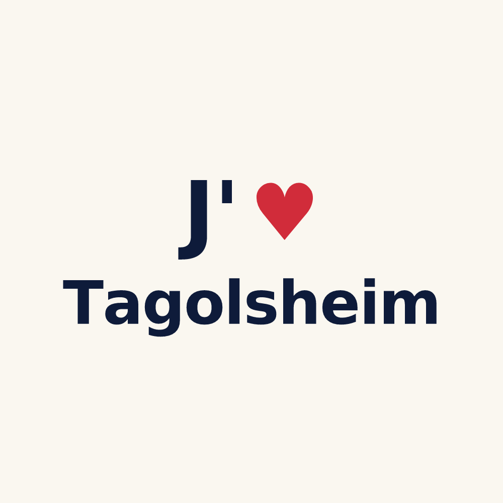 Tasse personnalisée Tagolsheim — design J'aime Tagolsheim