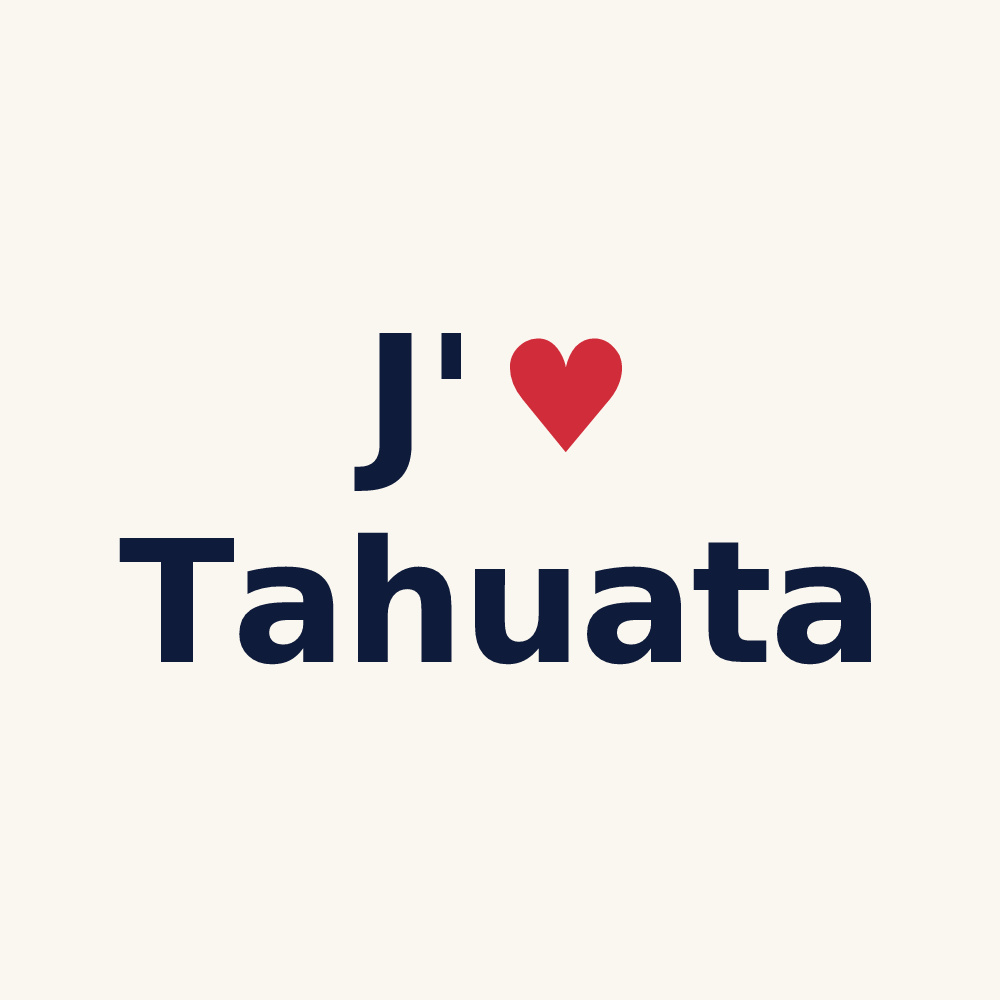 Tasse personnalisée Tahuata — design J'aime Tahuata
