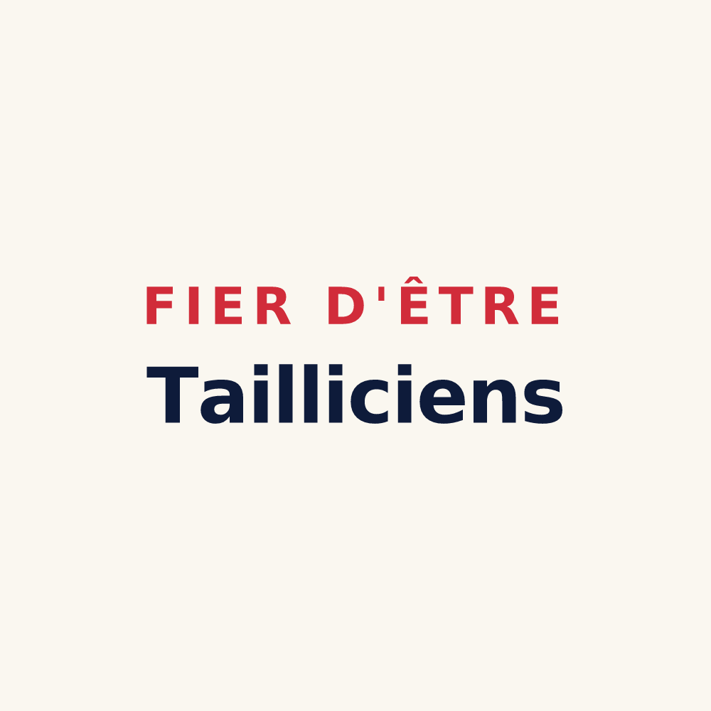 Tasse « Fier d'être Tailliciens » — design pour Tailly