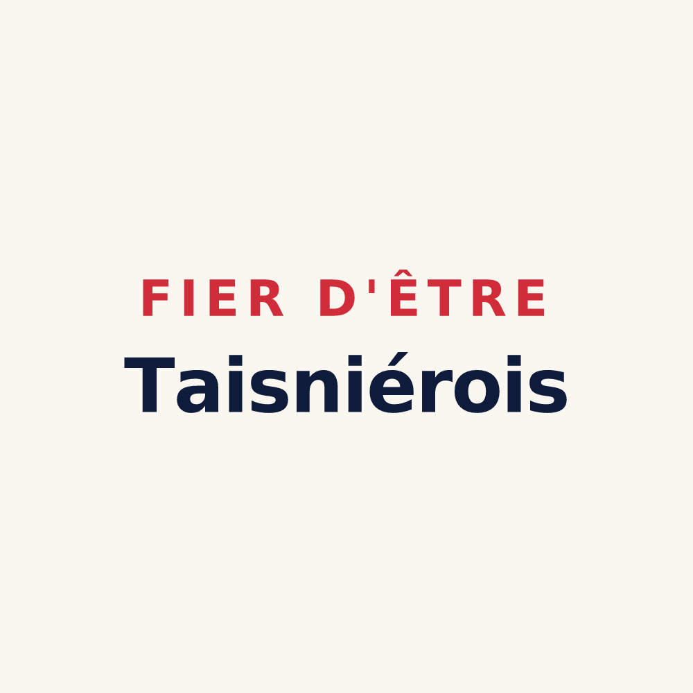 Tasse « Fier d'être Taisniérois » — design pour Taisnières-en-Thiérache