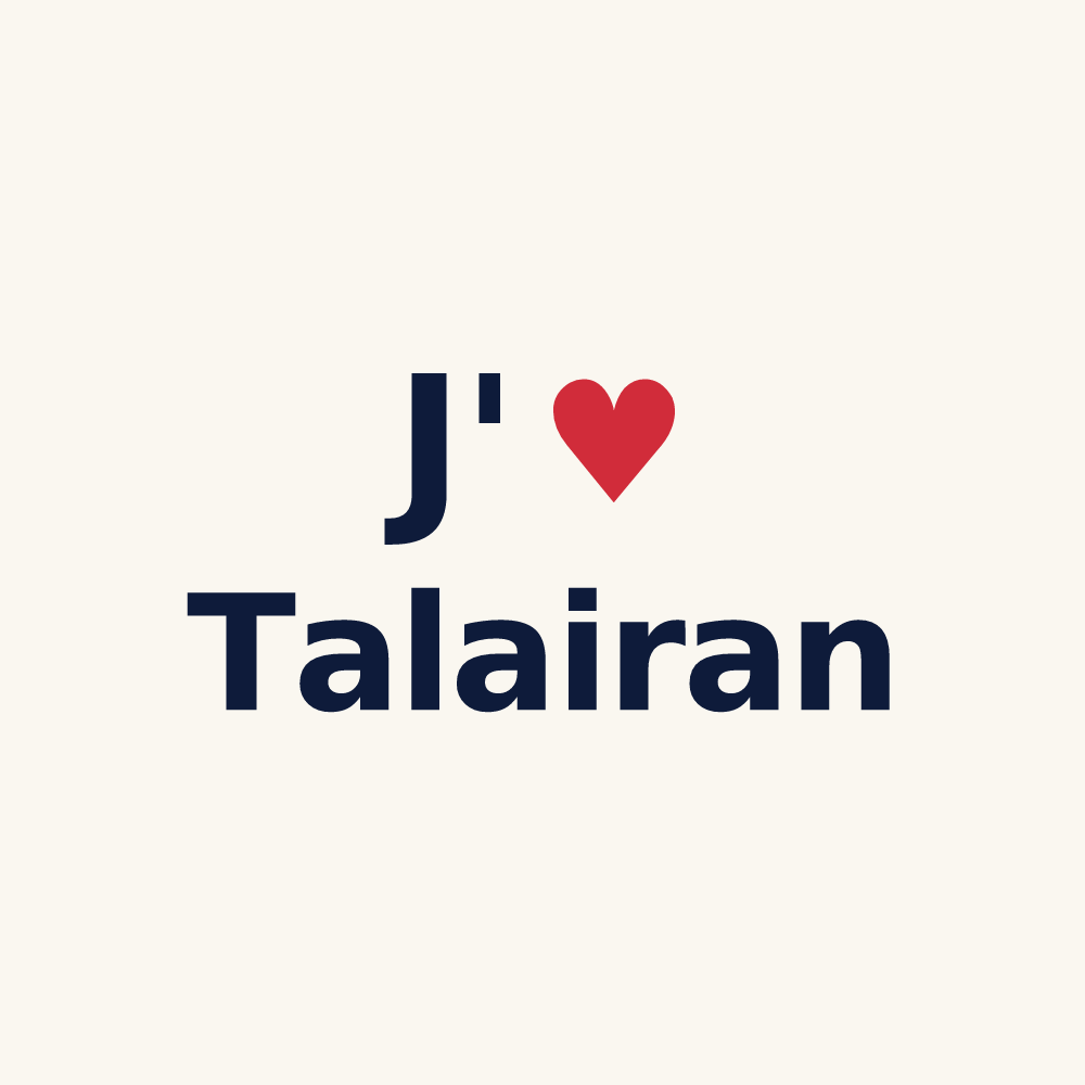 Tasse personnalisée Talairan — design J'aime Talairan