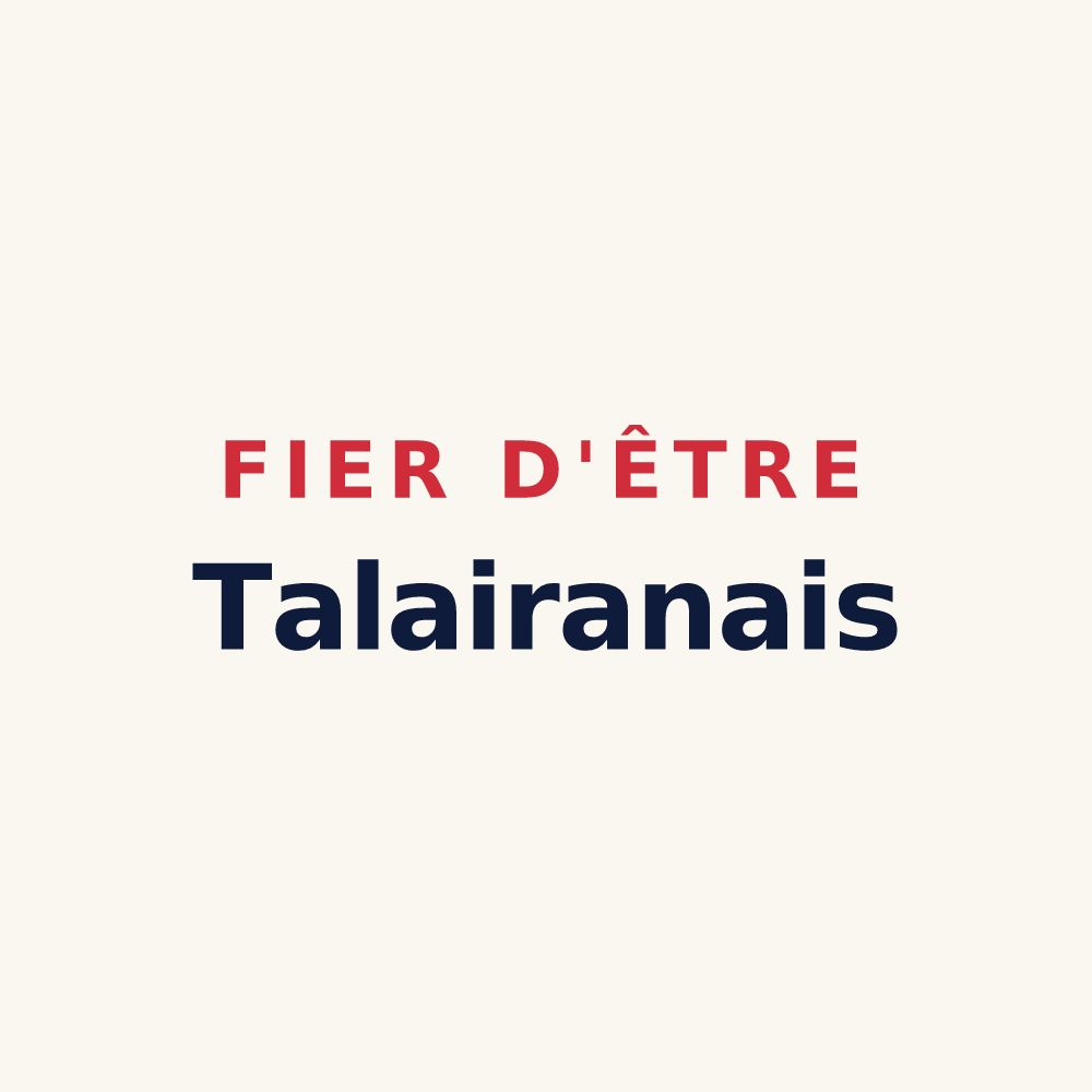 Tasse « Fier d'être Talairanais » — design pour Talairan