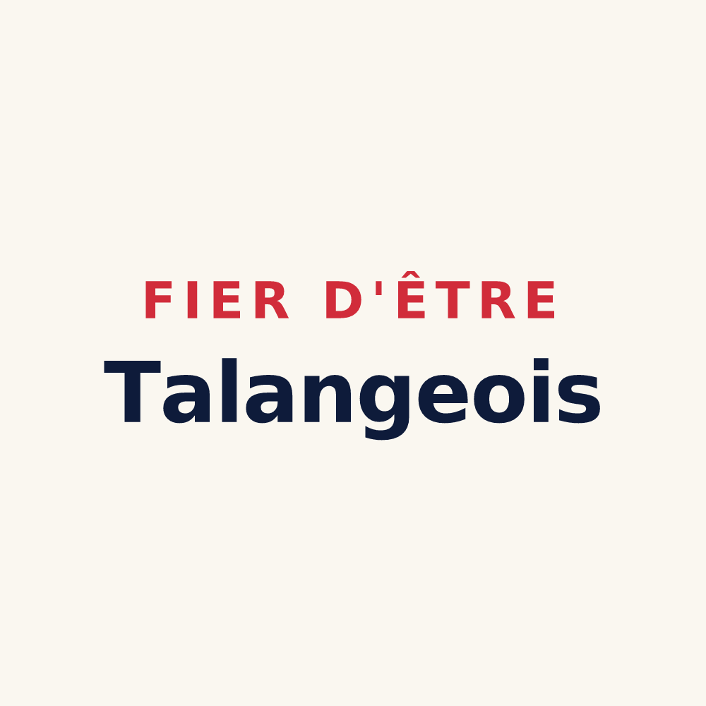 Tasse « Fier d'être Talangeois » — design pour Talange
