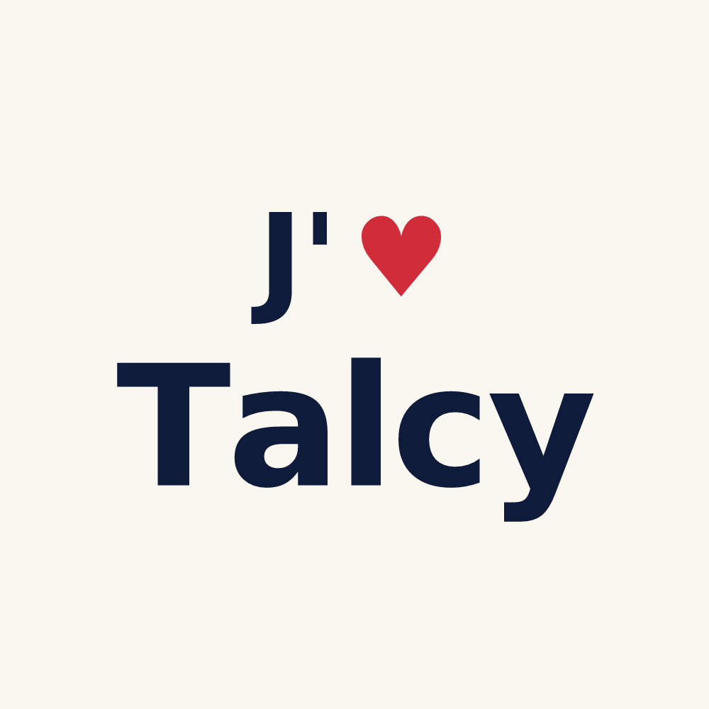 Tasse personnalisée Talcy — design J'aime Talcy
