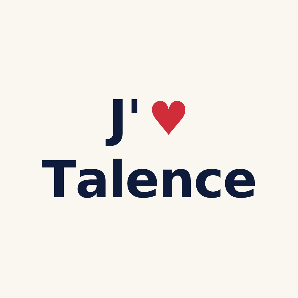 Tasse personnalisée Talence — design J'aime Talence