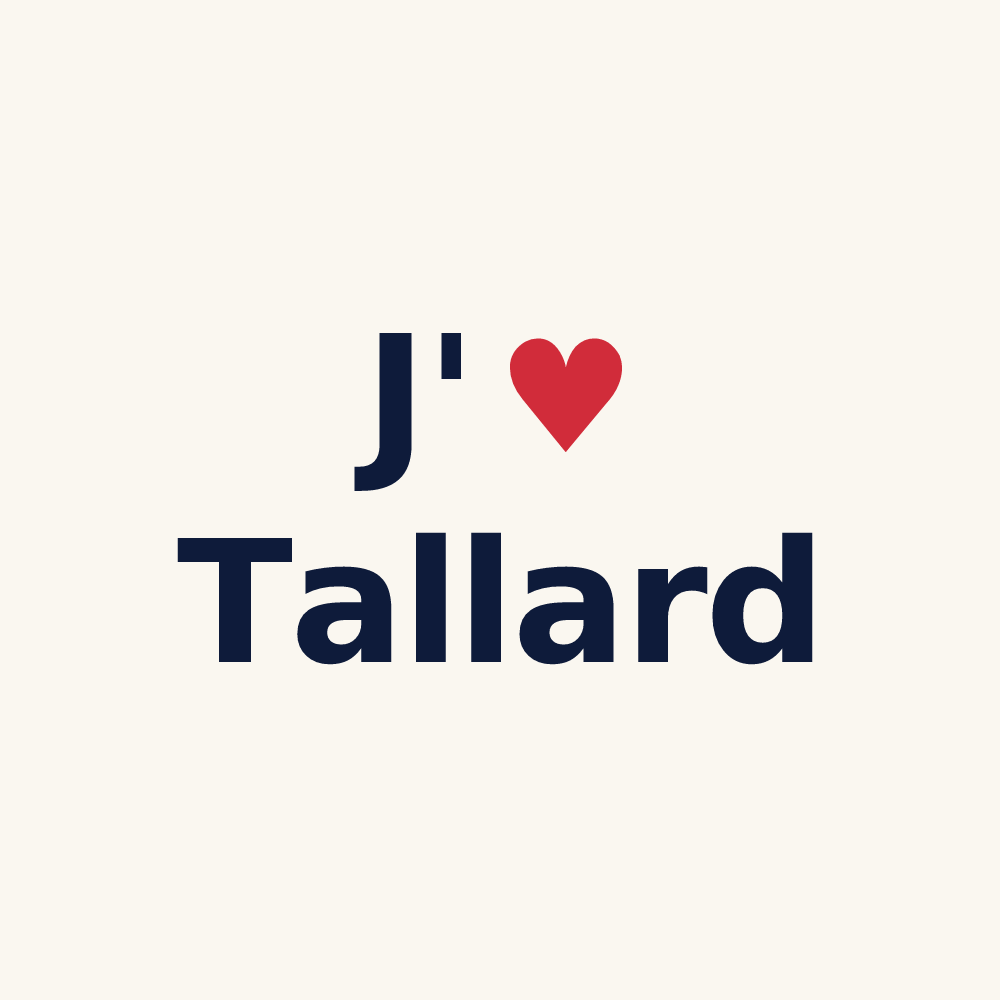 Tasse personnalisée Tallard — design J'aime Tallard
