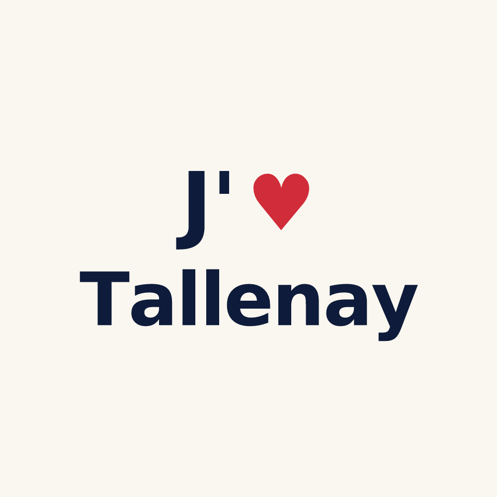 Tasse personnalisée Tallenay — design J'aime Tallenay