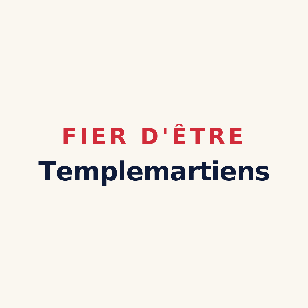 Tasse « Fier d'être Templemartiens » — design pour Talmas