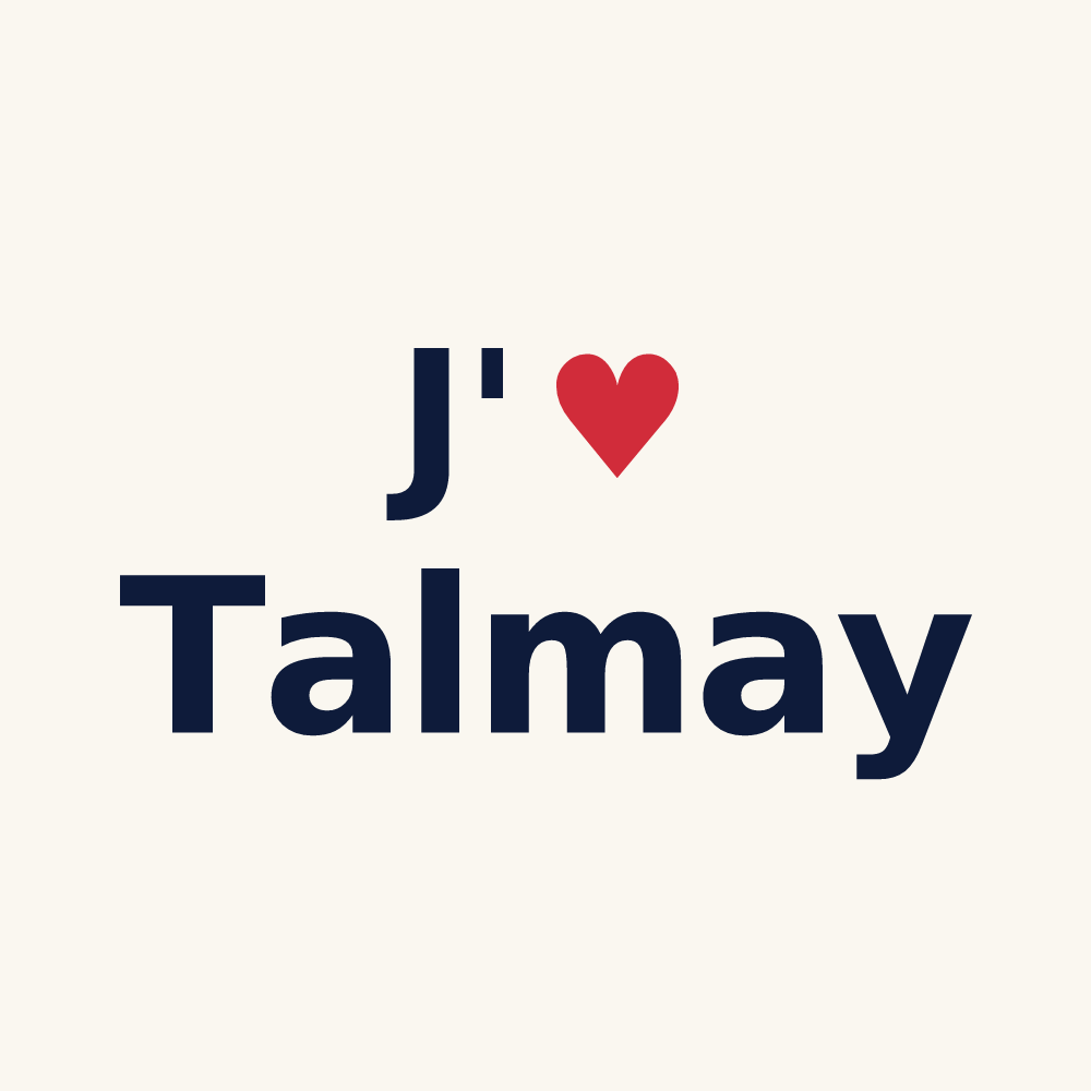 Tasse personnalisée Talmay — design J'aime Talmay