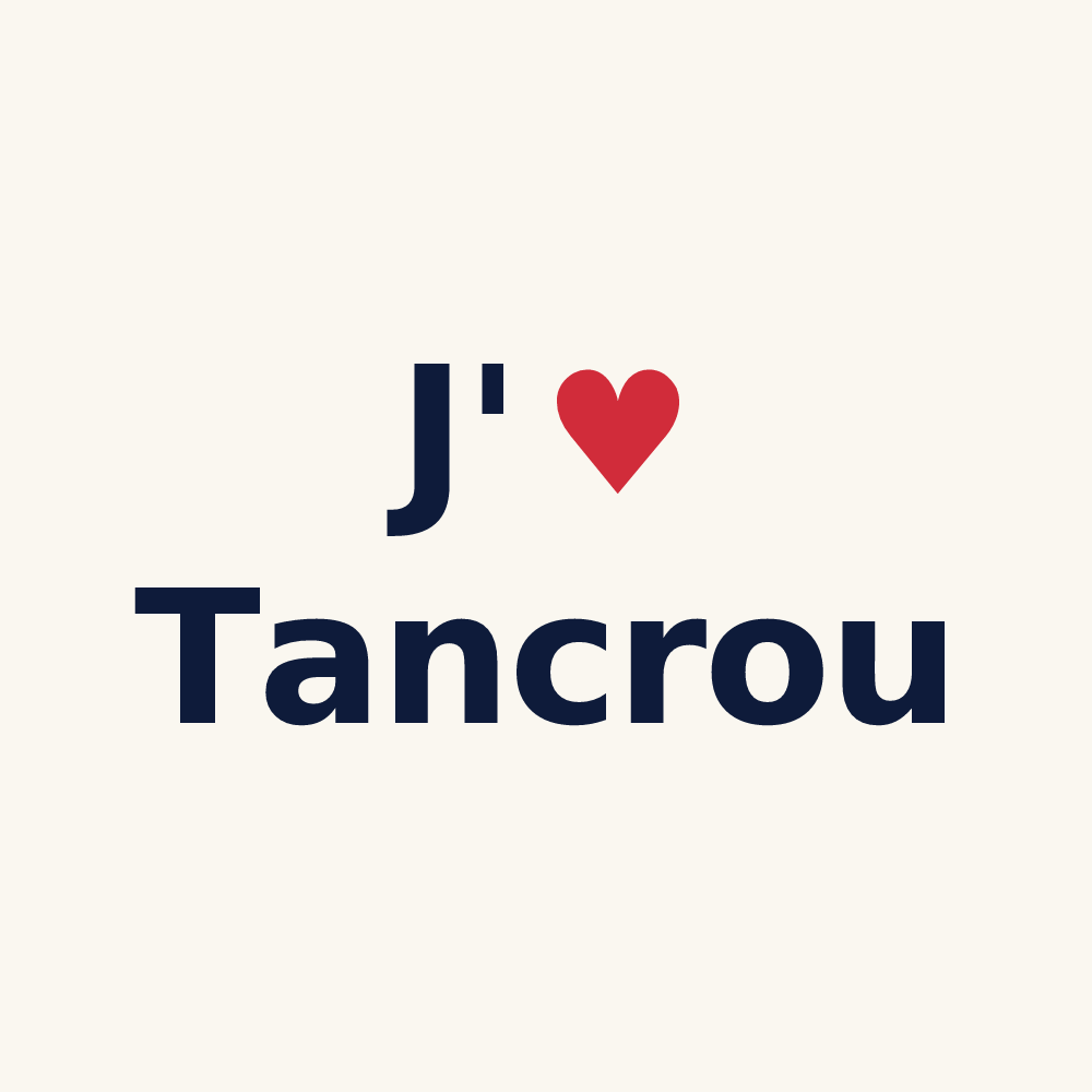 Tasse personnalisée Tancrou — design J'aime Tancrou