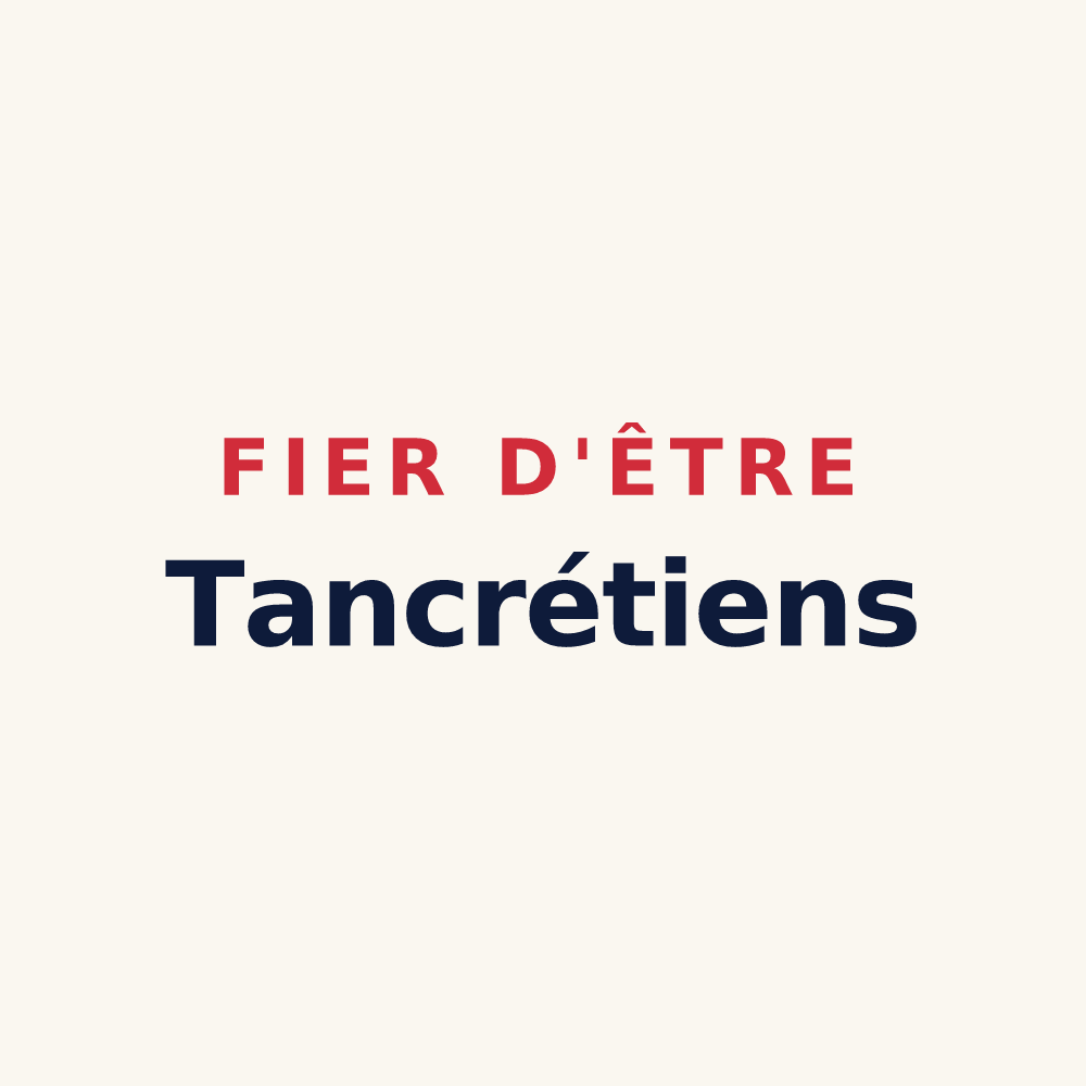 Tasse « Fier d'être Tancrétiens » — design pour Tancrou