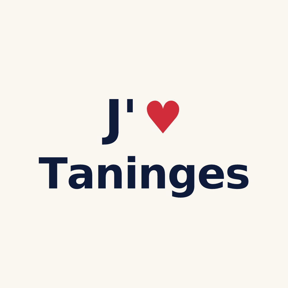 Tasse personnalisée Taninges — design J'aime Taninges