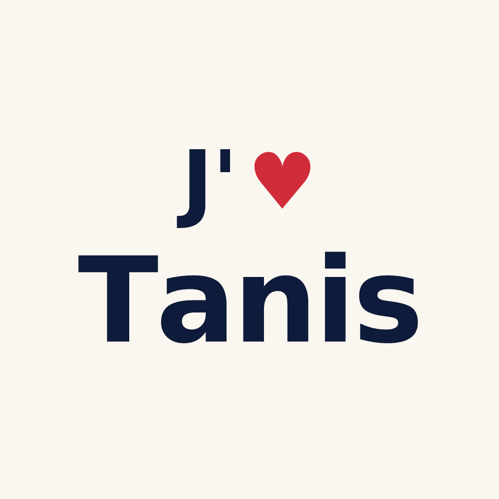 Tasse personnalisée Tanis — design J'aime Tanis