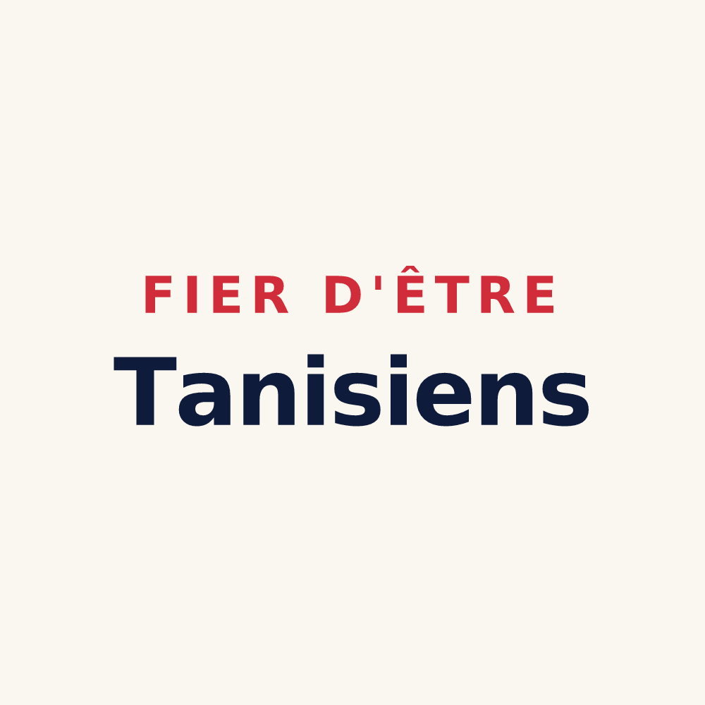 Tasse « Fier d'être Tanisiens » — design pour Tanis