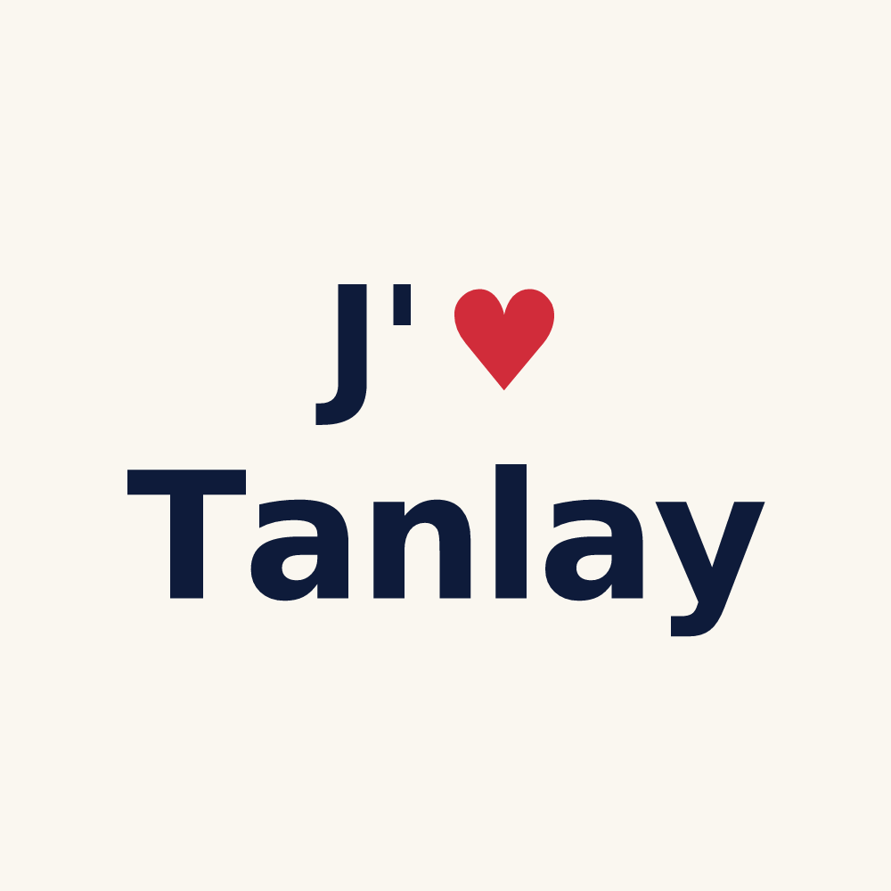 Tasse personnalisée Tanlay — design J'aime Tanlay
