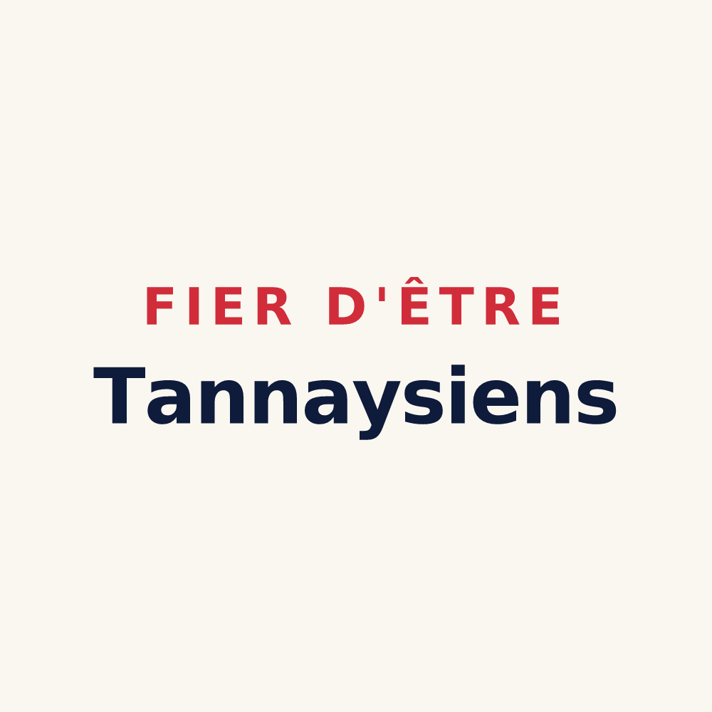 Tasse « Fier d'être Tannaysiens » — design pour Tannay-le-Mont-Dieu