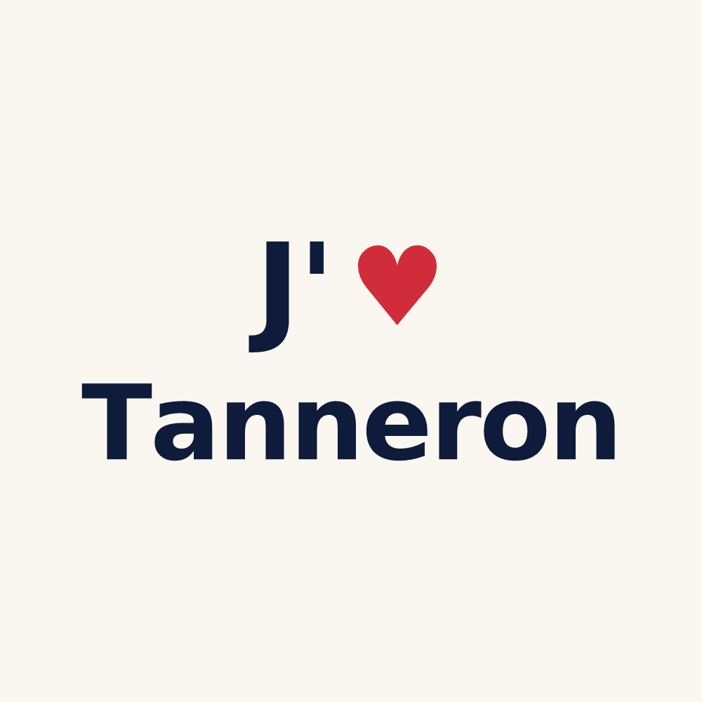 Tasse personnalisée Tanneron — design J'aime Tanneron