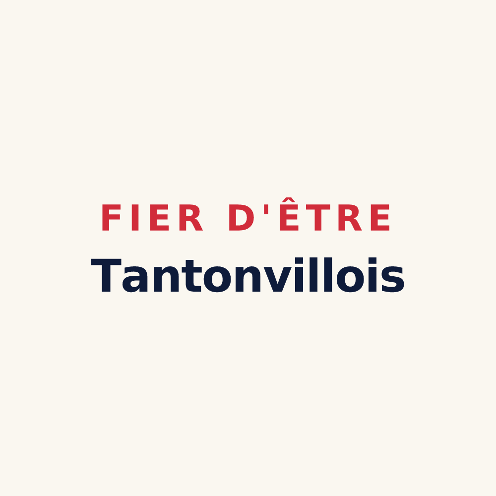 Tasse « Fier d'être Tantonvillois » — design pour Tantonville
