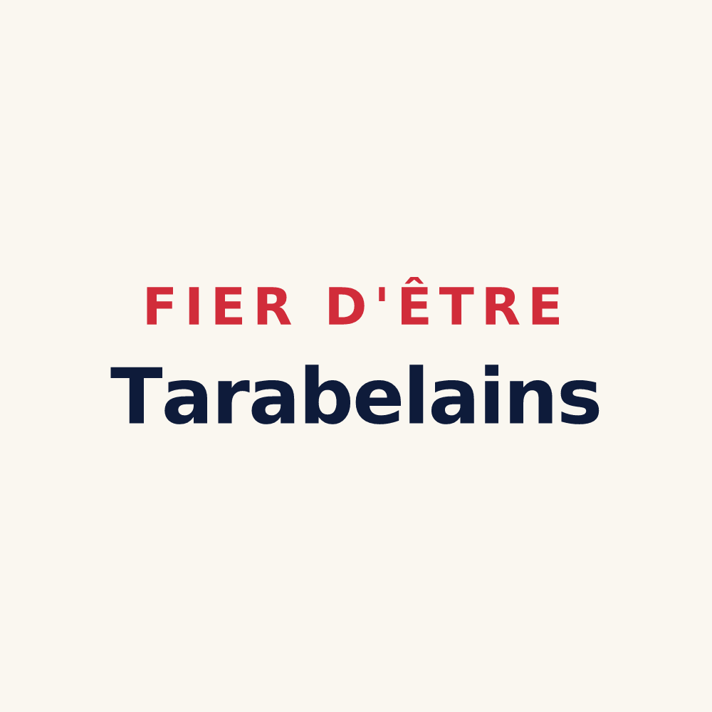Tasse « Fier d'être Tarabelains » — design pour Tarabel