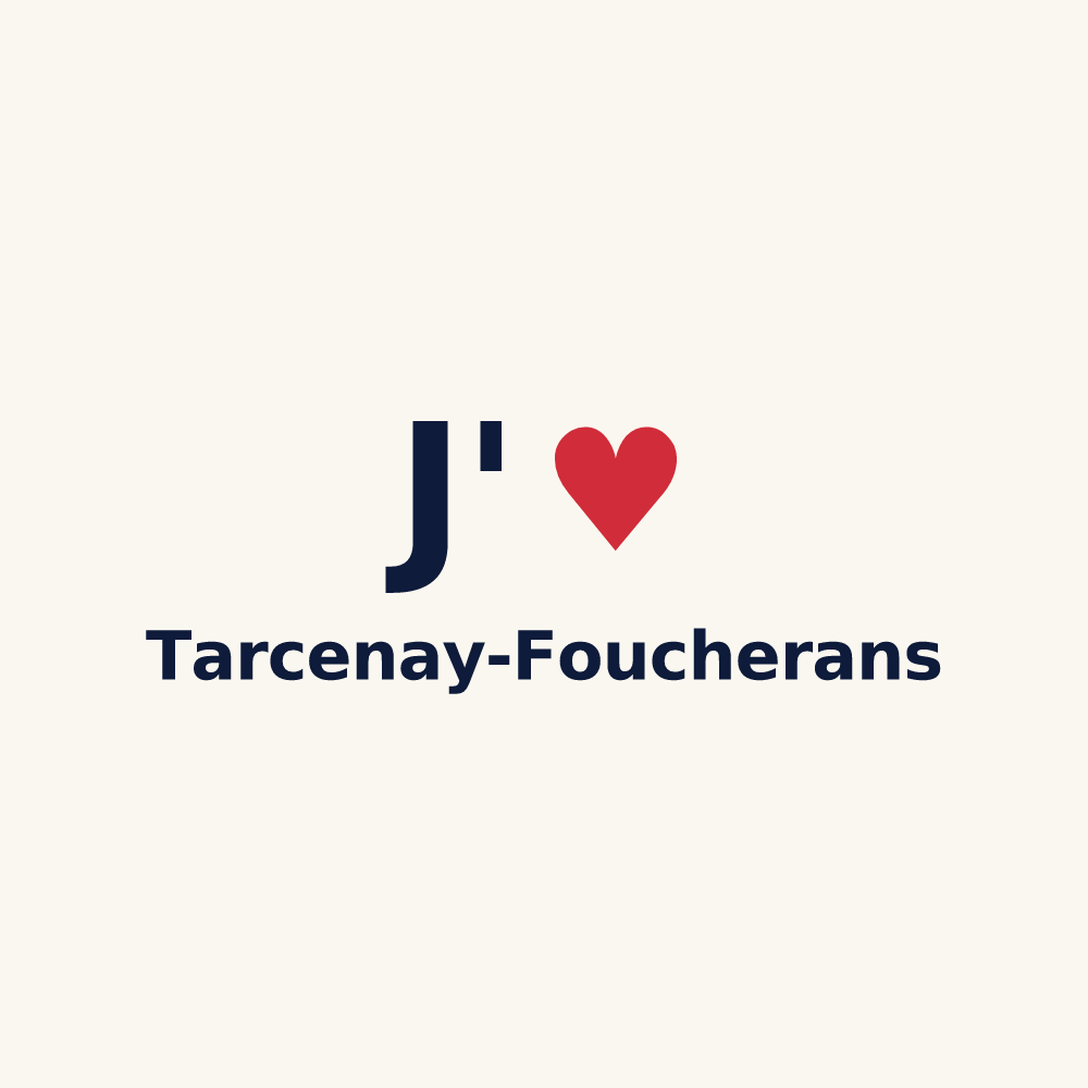 Tasse personnalisée Tarcenay-Foucherans — design J'aime Tarcenay-Foucherans