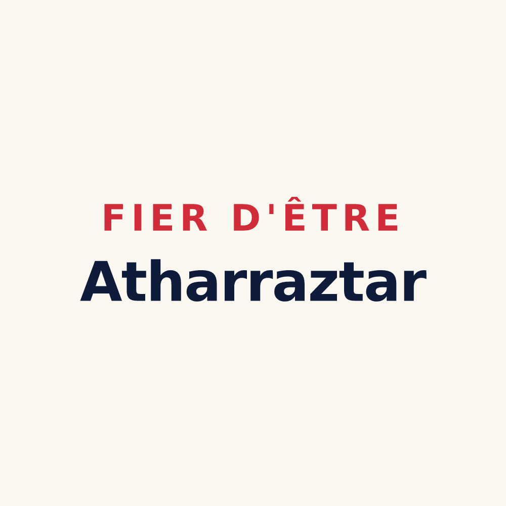 Tasse « Fier d'être Atharraztar » — design pour Tardets-Sorholus