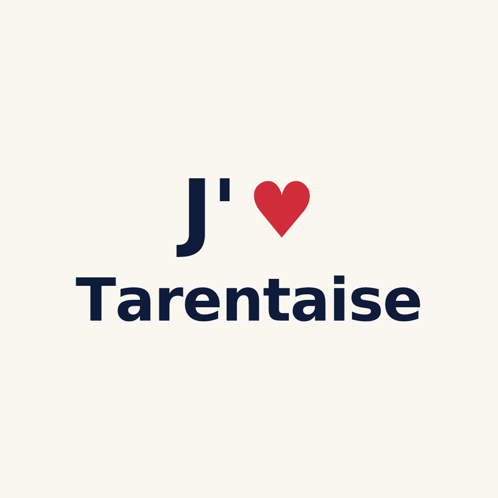 Tasse personnalisée Tarentaise — design J'aime Tarentaise