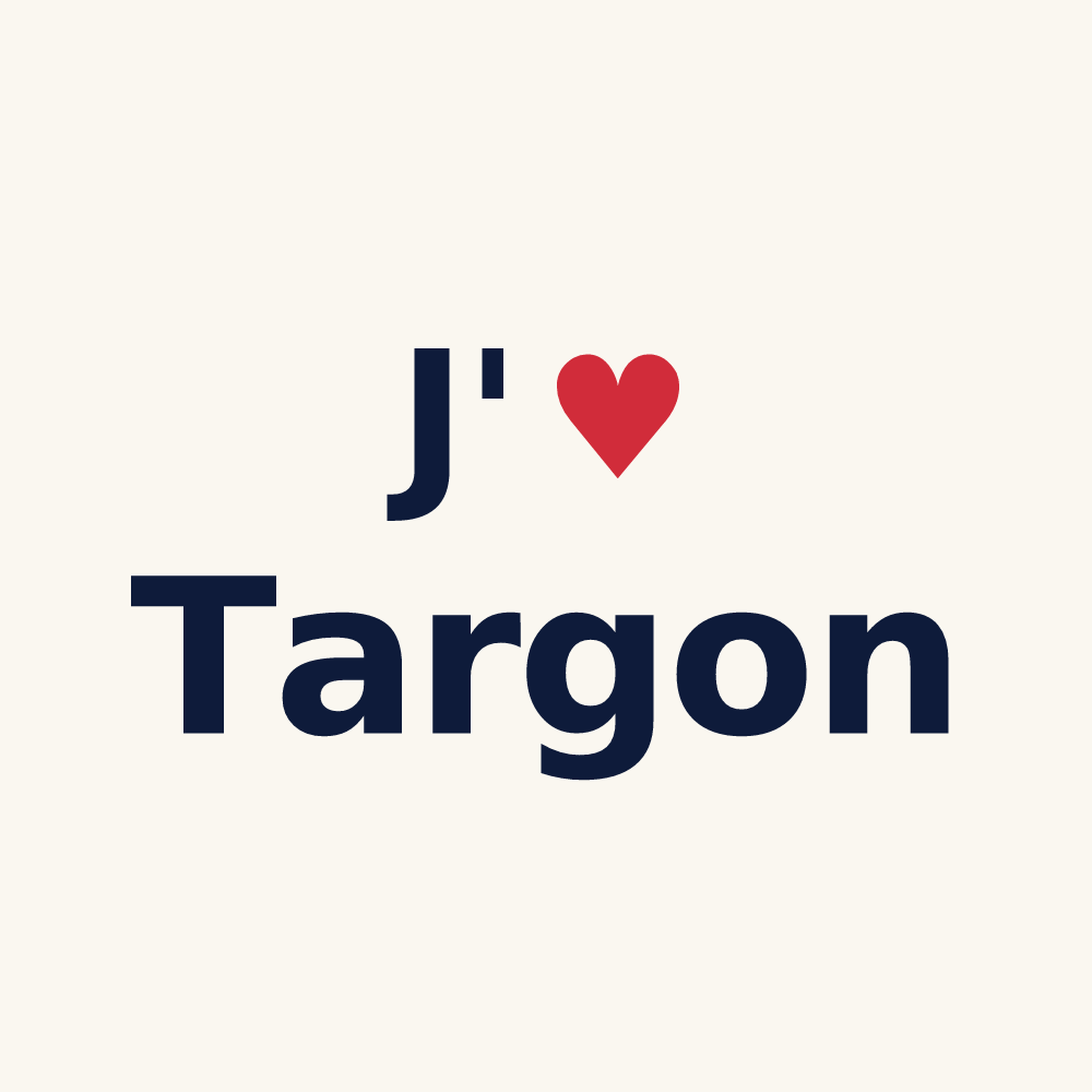 Tasse personnalisée Targon — design J'aime Targon