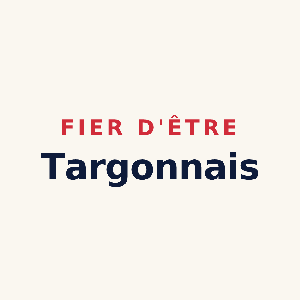 Tasse « Fier d'être Targonnais » — design pour Targon