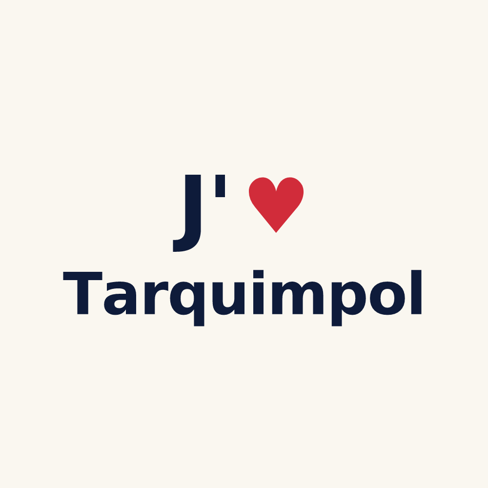 Tasse personnalisée Tarquimpol — design J'aime Tarquimpol