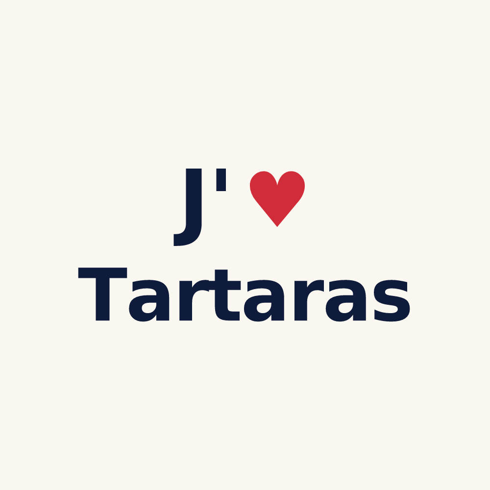 Tasse personnalisée Tartaras — design J'aime Tartaras