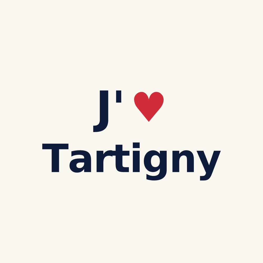 Tasse personnalisée Tartigny — design J'aime Tartigny