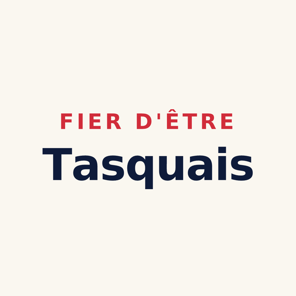 Tasse « Fier d'être Tasquais » — design pour Tasque