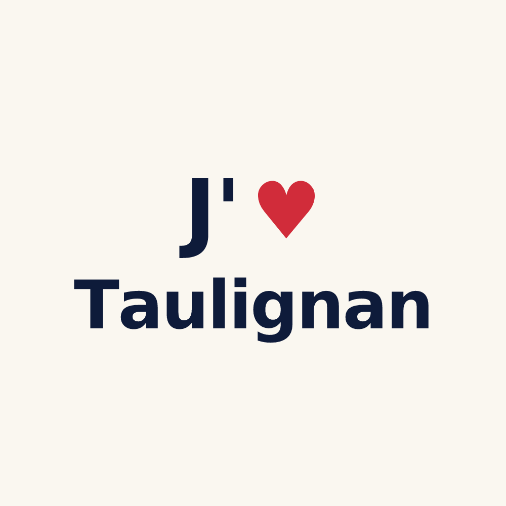Tasse personnalisée Taulignan — design J'aime Taulignan
