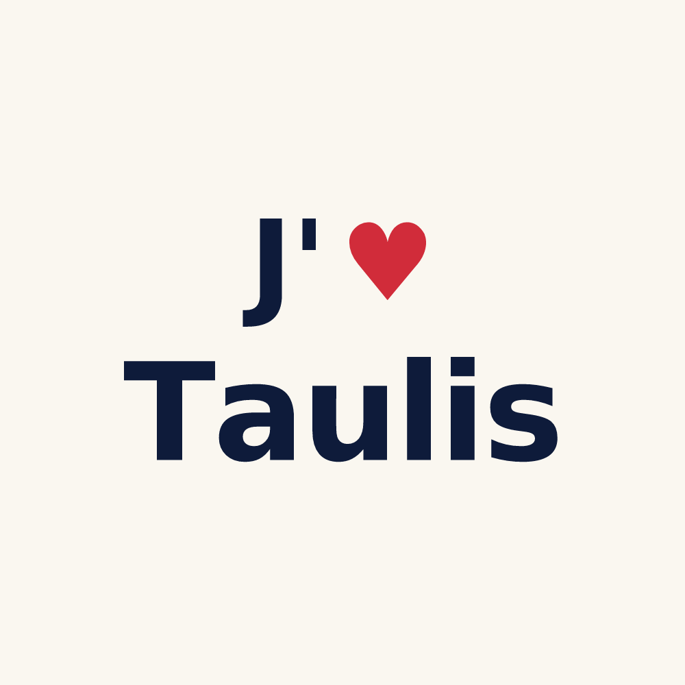 Tasse personnalisée Taulis — design J'aime Taulis