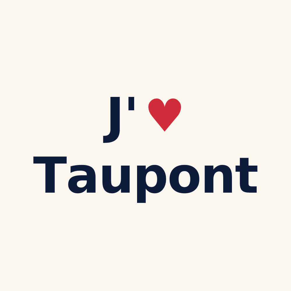 Tasse personnalisée Taupont — design J'aime Taupont