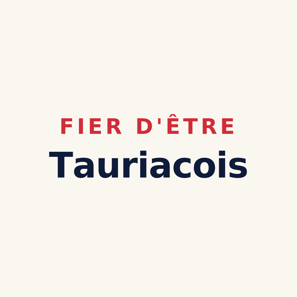 Tasse « Fier d'être Tauriacois » — design pour Tauriac-de-Camarès