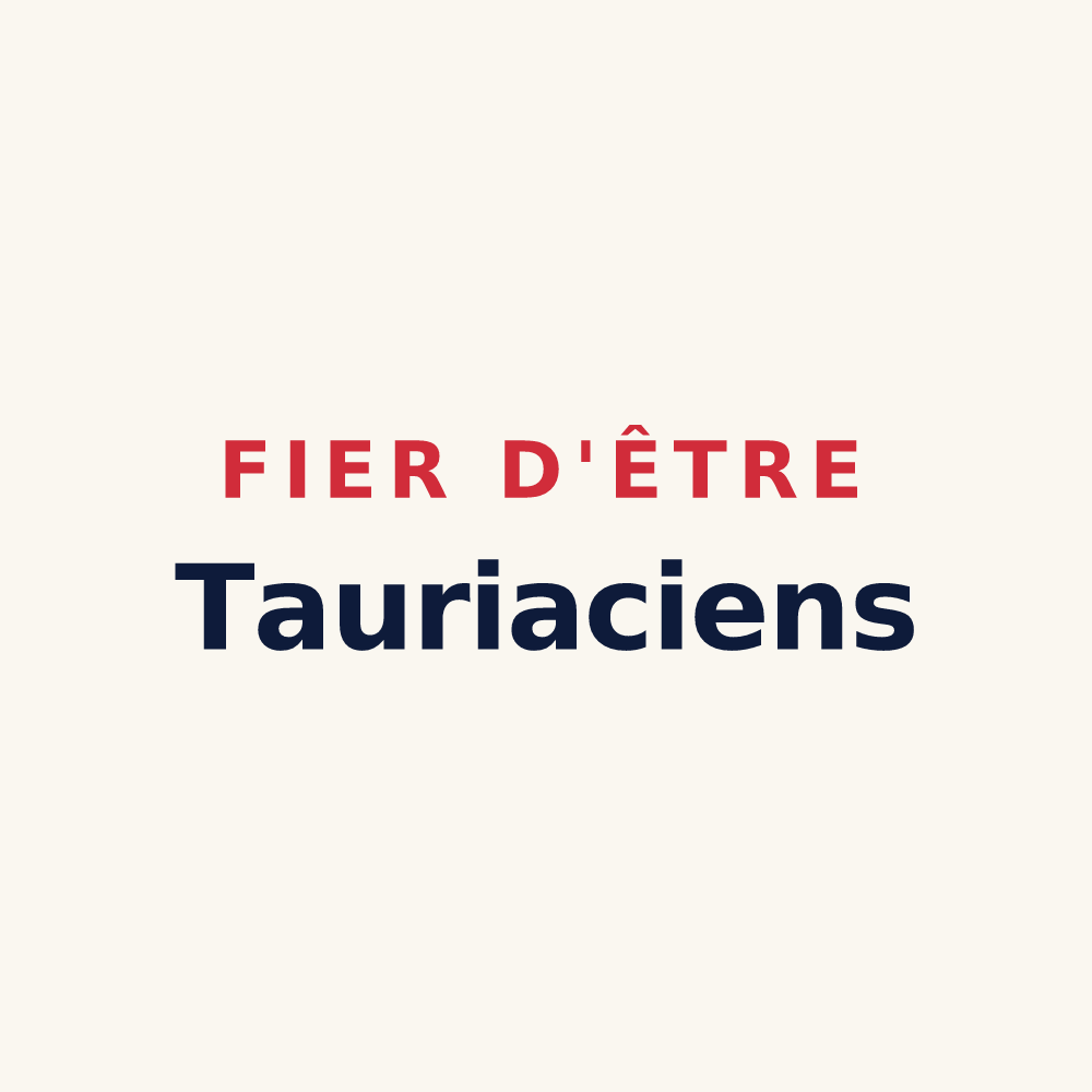 Tasse « Fier d'être Tauriaciens » — design pour Tauriac-de-Naucelle