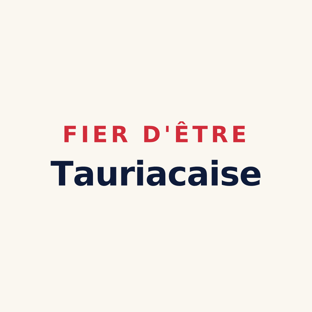 Tasse « Fier d'être Tauriacaise » — design pour Tauriac