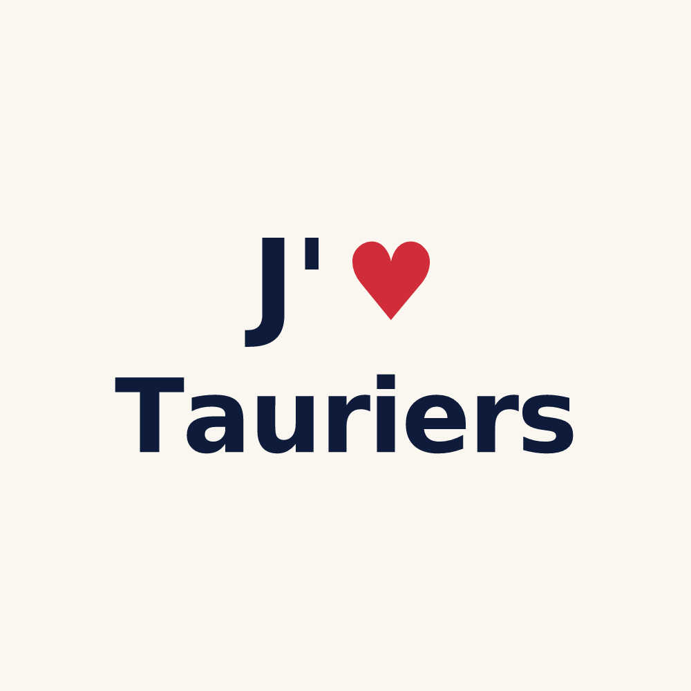 Tasse personnalisée Tauriers — design « J'aime Tauriers » imprimé sur la tasse
