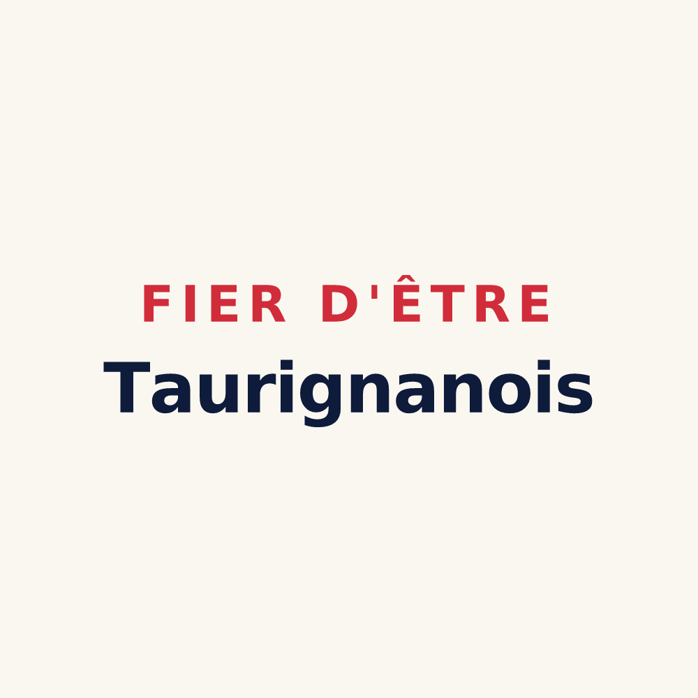 Tasse « Fier d'être Taurignanois » — design pour Taurignan-Castet