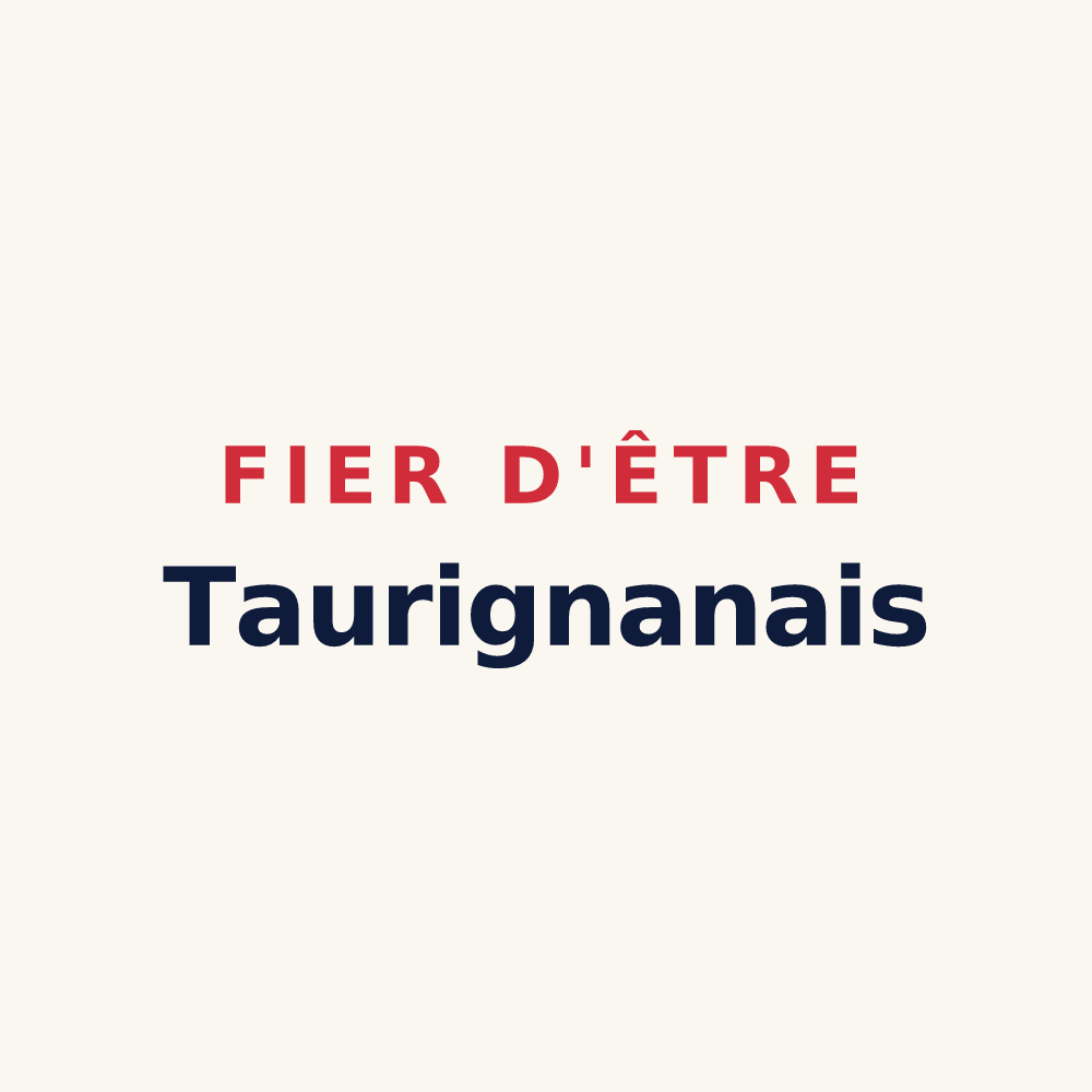 Tasse « Fier d'être Taurignanais » — design pour Taurignan-Vieux