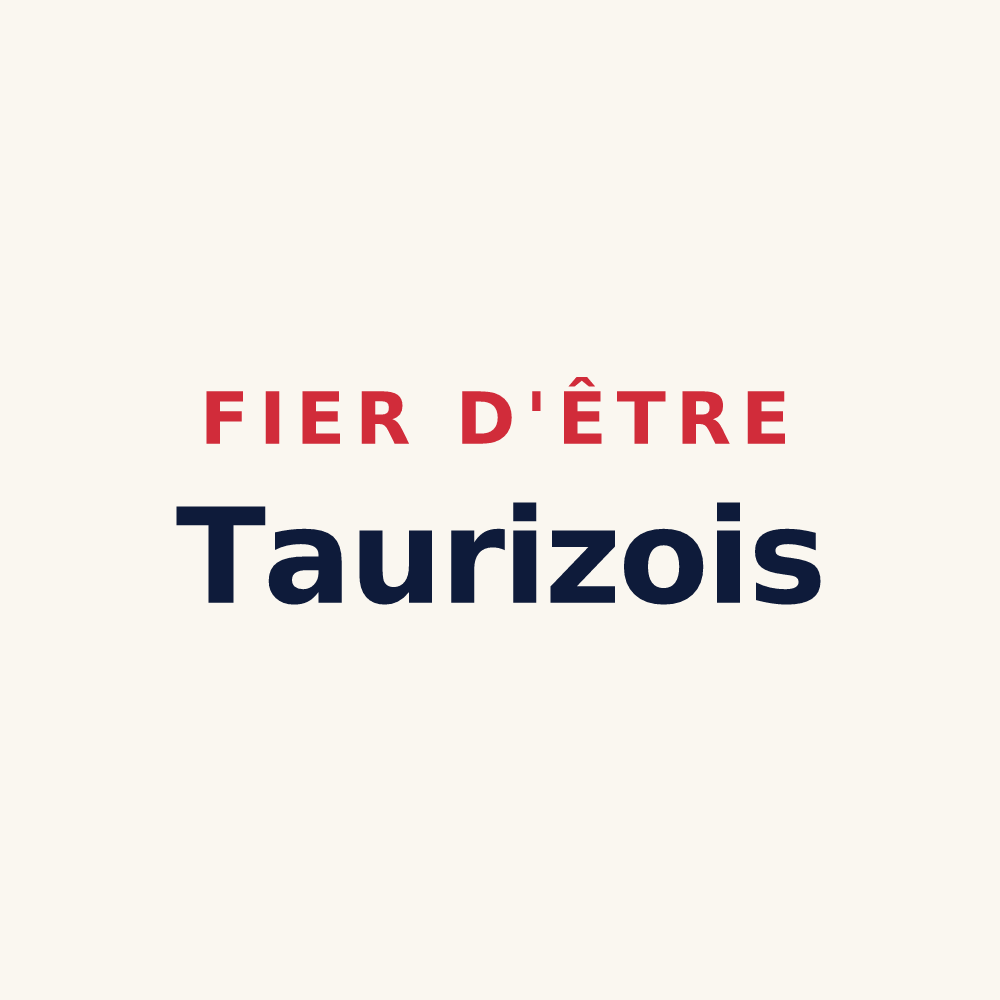 Tasse « Fier d'être Taurizois » — design pour Taurize