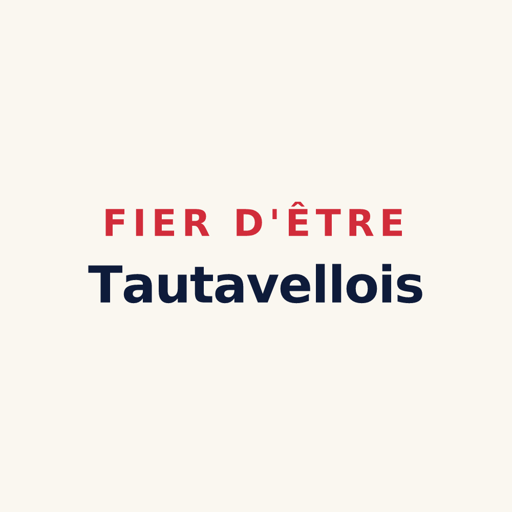 Tasse « Fier d'être Tautavellois » — design pour Tautavel