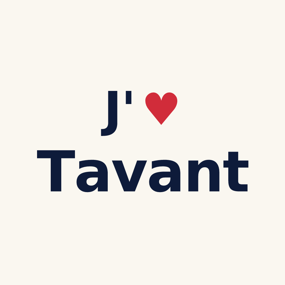 Tasse personnalisée Tavant — design J'aime Tavant