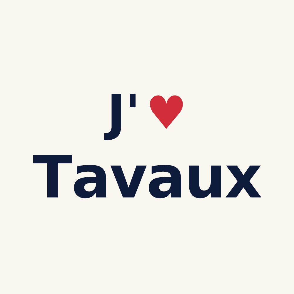 Tasse personnalisée Tavaux — design J'aime Tavaux