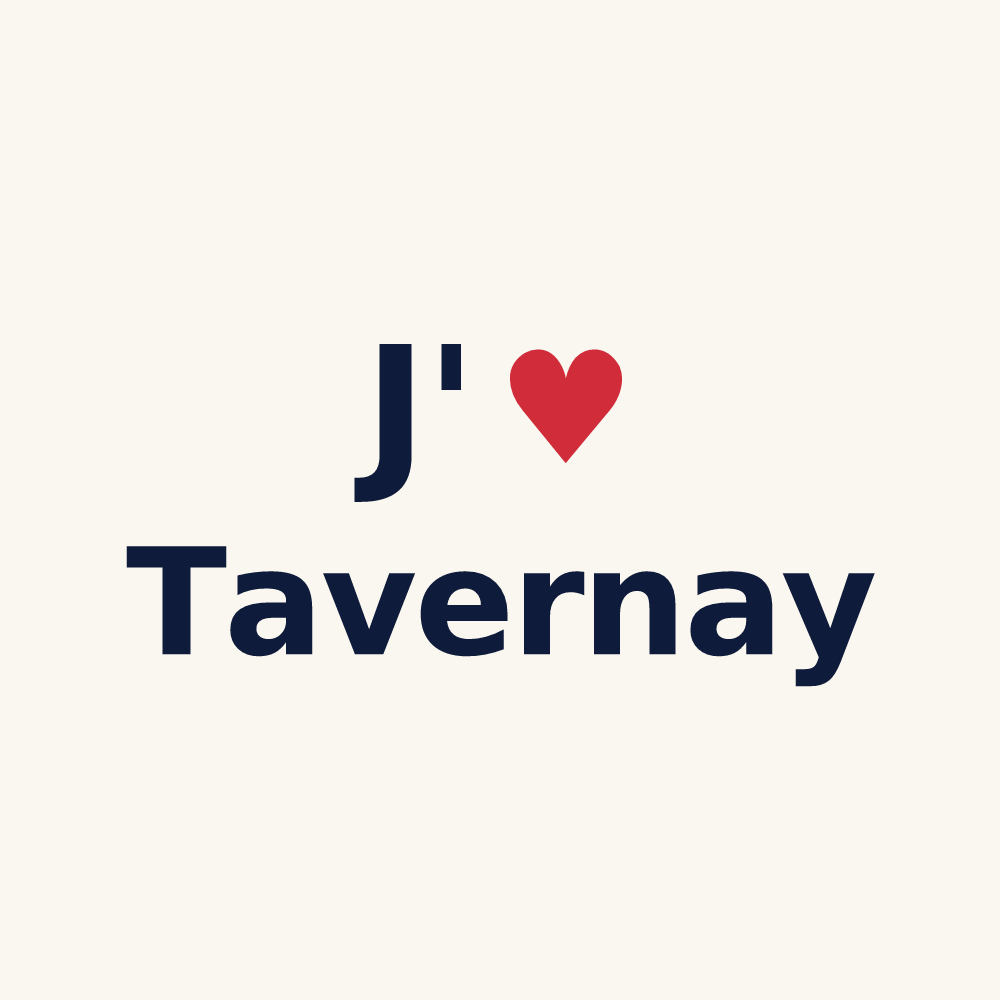 Tasse personnalisée Tavernay — design J'aime Tavernay