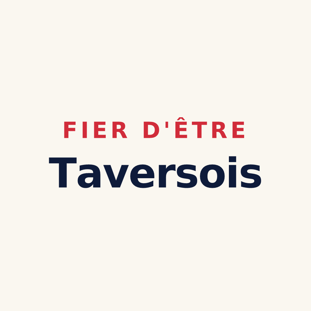 Tasse « Fier d'être Taversois » — design pour Tavers